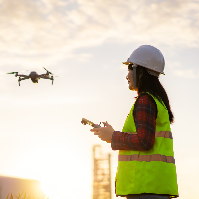 Vigilancia aérea con drones